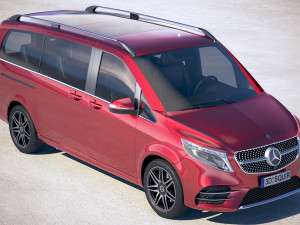 Mercedes-Benz V-class AMG 2020 3D Model