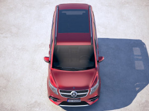 Mercedes-Benz V-class AMG 2020 3D Model