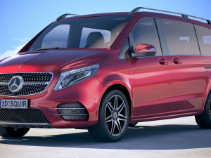 Mercedes-Benz V-class AMG 2020 3D Model