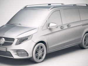Mercedes-Benz V-class AMG 2020 3D Model