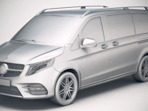 Mercedes-Benz V-class AMG 2020 3D Model