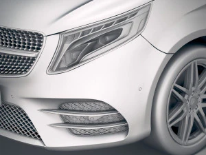 Mercedes-Benz V-class AMG 2020 3D Model