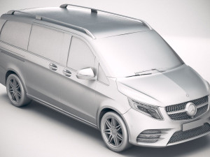 Mercedes-Benz V-class AMG 2020 3D Model
