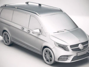 Mercedes-Benz V-class AMG 2020 3D Model