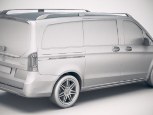 Mercedes-Benz V-class AMG 2020 3D Model