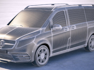 Mercedes-Benz V-class AMG 2020 3D Model