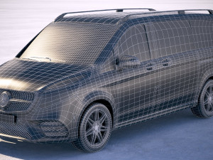 Mercedes-Benz V-class AMG 2020 3D Model