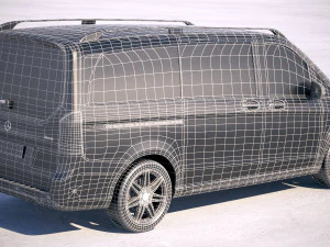 Mercedes-Benz V-class AMG 2020 3D Model