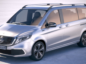 Mercedes-Benz V-class EQV 2020 3D Model