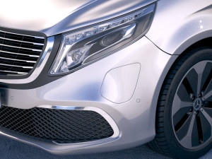 Mercedes-Benz V-class EQV 2020 3D Model