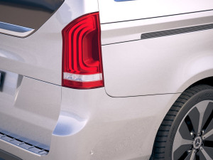 Mercedes-Benz V-class EQV 2020 3D Model