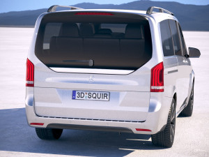 Mercedes-Benz V-class EQV 2020 3D Model