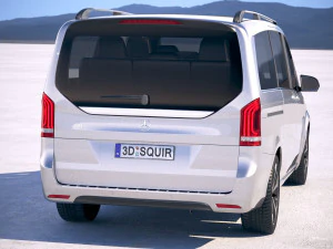 Mercedes-Benz V-class EQV 2020 3D Model