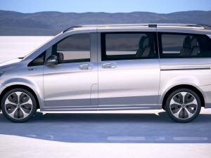 Mercedes-Benz V-class EQV 2020 3D Model