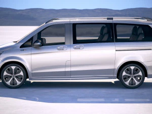Mercedes-Benz V-class EQV 2020 3D Model