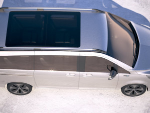 Mercedes-Benz V-class EQV 2020 3D Model