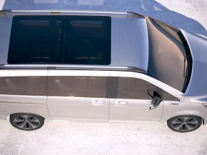 Mercedes-Benz V-class EQV 2020 3D Model