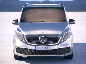 Mercedes-Benz V-class EQV 2020 3D Model