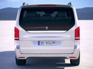 Mercedes-Benz V-class EQV 2020 3D Model