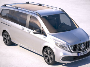 Mercedes-Benz V-class EQV 2020 3D Model