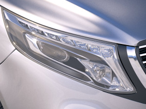 Mercedes-Benz V-class EQV 2020 3D Model