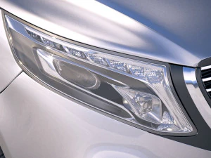 Mercedes-Benz V-class EQV 2020 3D Model