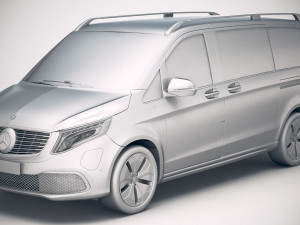 Mercedes-Benz V-class EQV 2020 3D Model