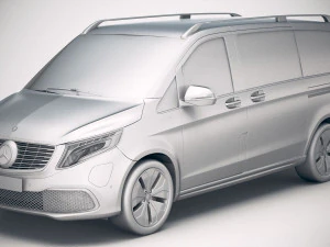 Mercedes-Benz V-class EQV 2020 3D Model