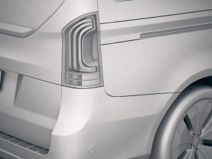 Mercedes-Benz V-class EQV 2020 3D Model