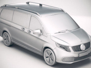 Mercedes-Benz V-class EQV 2020 3D Model