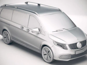Mercedes-Benz V-class EQV 2020 3D Model