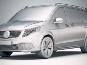 Mercedes-Benz V-class EQV 2020 3D Model