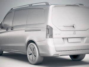 Mercedes-Benz V-class EQV 2020 3D Model