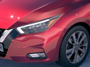 Nissan Versa 2020 3D Model