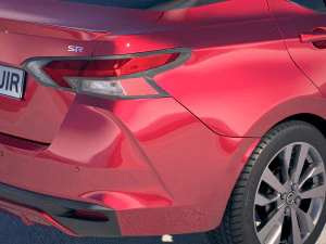Nissan Versa 2020 3D Model
