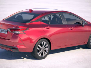 Nissan Versa 2020 3D Model