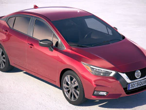 Nissan Versa 2020 3D Model