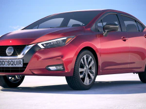 Nissan Versa 2020 3D Model