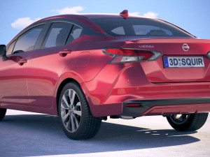 Nissan Versa 2020 3D Модель
