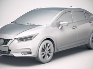 Nissan Versa 2020 3D Модель