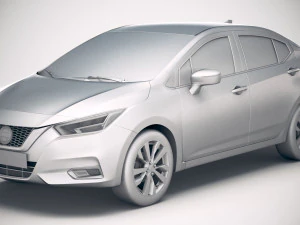 Nissan Versa 2020 3D Model
