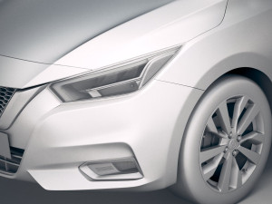 Nissan Versa 2020 3D Модель