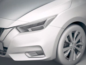 Nissan Versa 2020 3D Model
