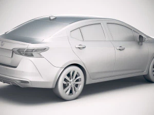 Nissan Versa 2020 3D Model