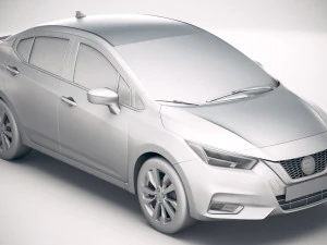 Nissan Versa 2020 3D Model