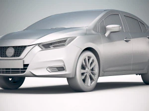 Nissan Versa 2020 3D Model