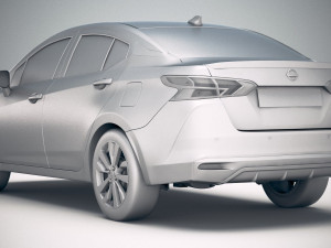 Nissan Versa 2020 3D Модель