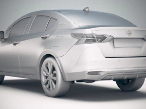 Nissan Versa 2020 3D Model
