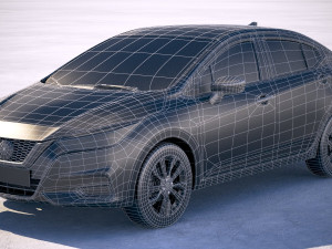 Nissan Versa 2020 3D Модель