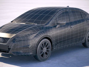 Nissan Versa 2020 3D Model